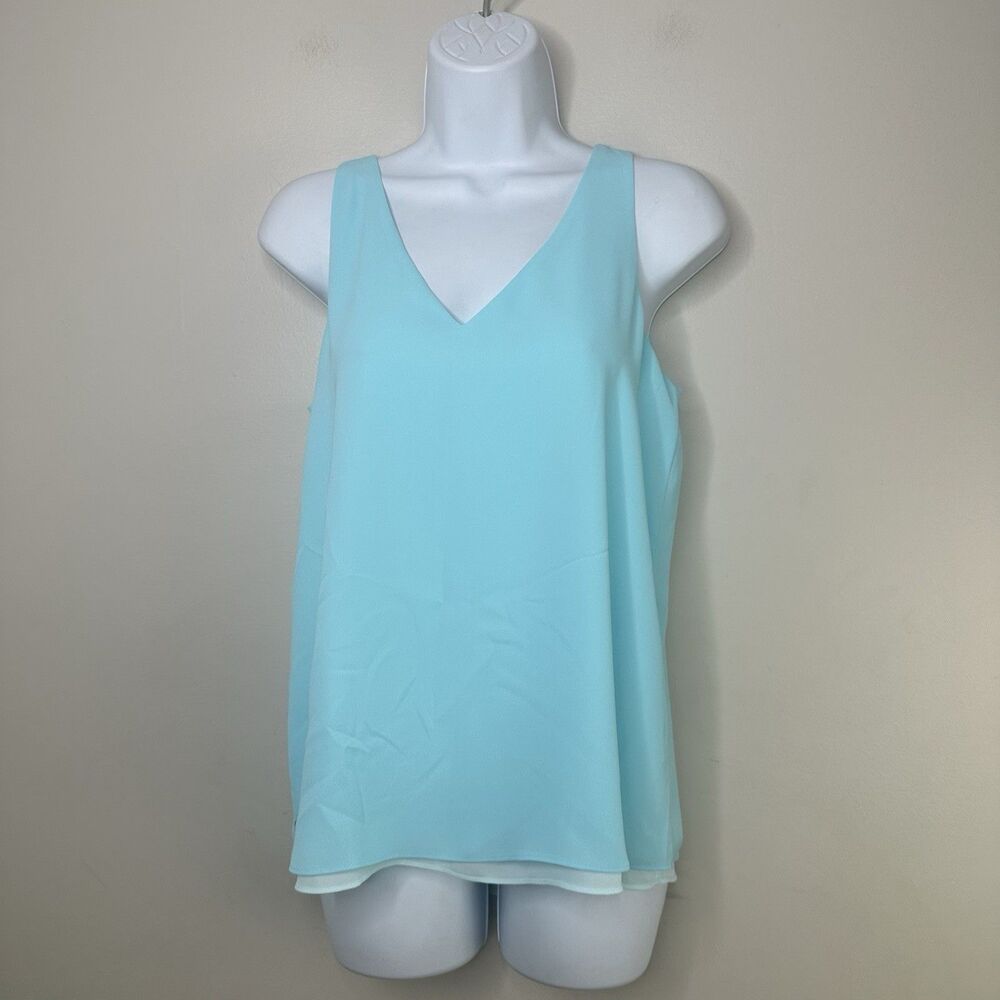 Lilly Pulitzer Florin Tank Top Women’s XS Reversible Blue Ibiza Sleeveless